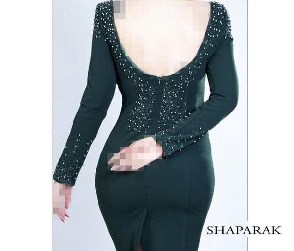 عکس لباس مجلسی کوتاه شیک لمه