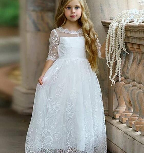 عکس مدل لباس مجلسی بچه گانه بلند ساده