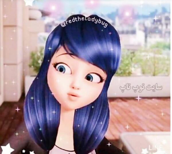 عکس مرینت با موهای صورتی