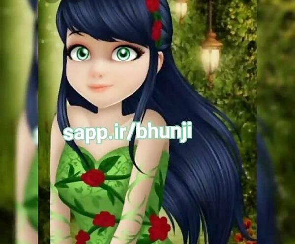 عکس مرینت با موهای صورتی