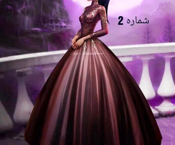 عکس مرینت لباس عروس