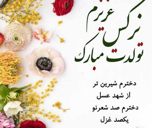 عکس تولدت مبارک رفیق نرگس