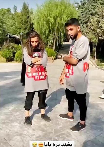 عکس نیکا و متین و عسل