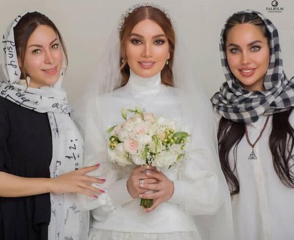 عکس عروسی نیکا فلاحی و متین امینی