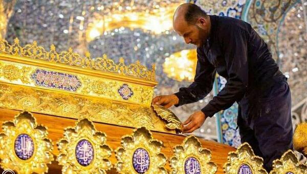 عکس جدید ضریح حضرت عباس