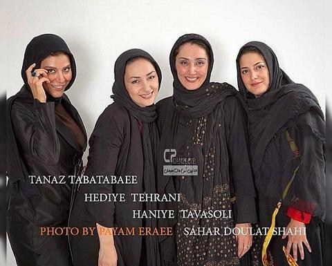 عکس جدید طناز طباطبایی و همسرش