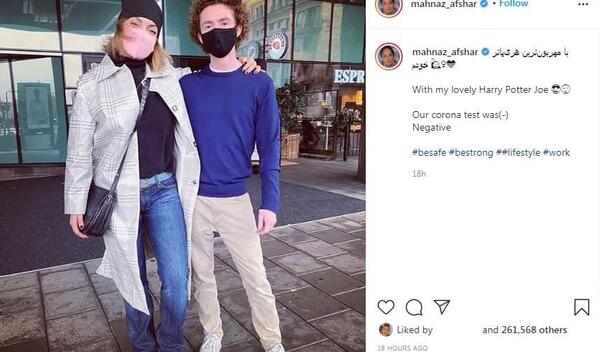 عکس جدید مهناز افشار در آلمان