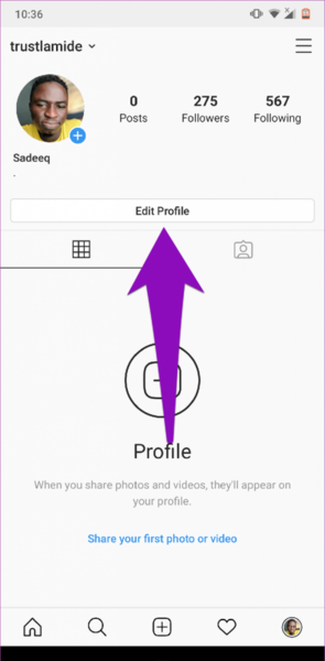 عکس صفحه اینستا