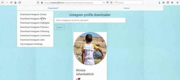 عکس پروفایل دانلودر اینستاگرام آنلاین
