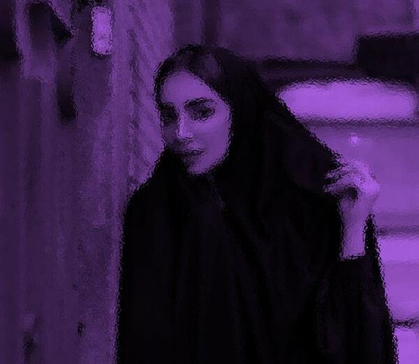 عکس پروفایل اینستا بنفش