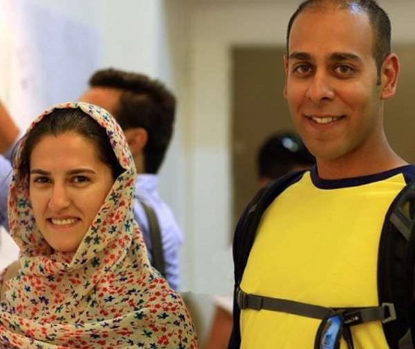 عکس ارشا اقدسی و پدرش