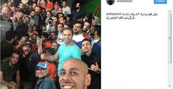 عکس نقش ارشا اقدسی در به وقت شام