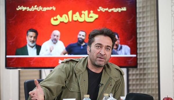 عکس بازیگر نقش قاسم سلیمانی در خانه امن