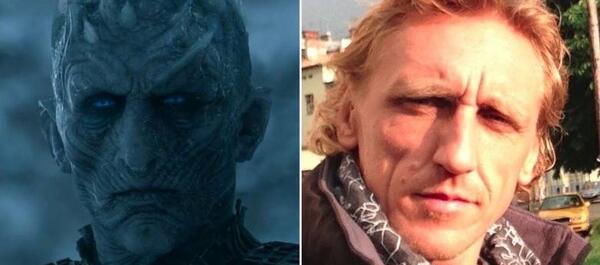 عکس بازیگر نقش night king