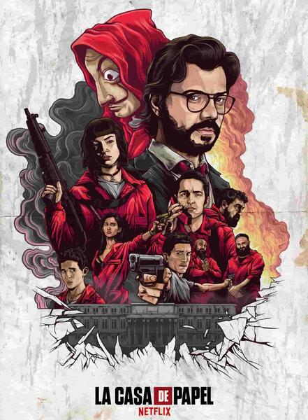عکس سریال money heist