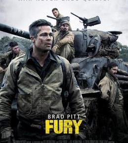 عکس برد پیت در فیلم fury
