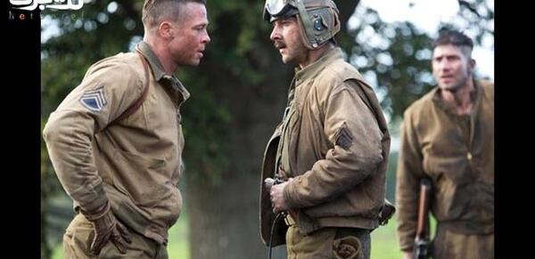 عکس برد پیت در فیلم fury