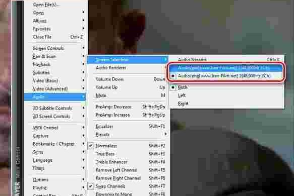 عکس گرفتن فیلم kmplayer