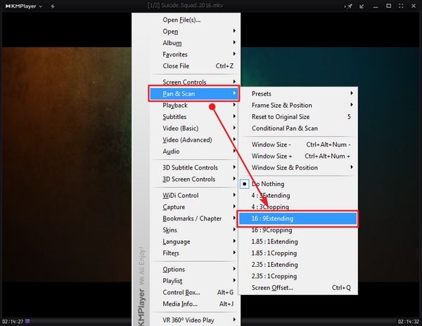 عکس گرفتن فیلم kmplayer