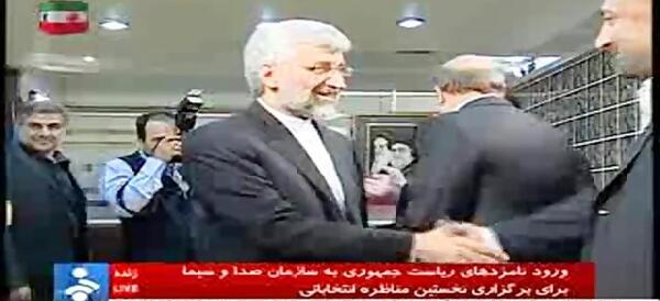 عکس سوتی جلیلی در مناظره