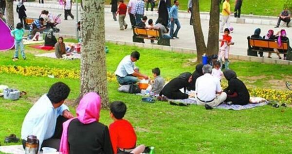 عکس سوتی حیاتی سیزده بدر