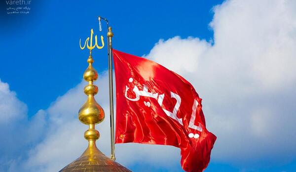عکس امام حسین در آسمان