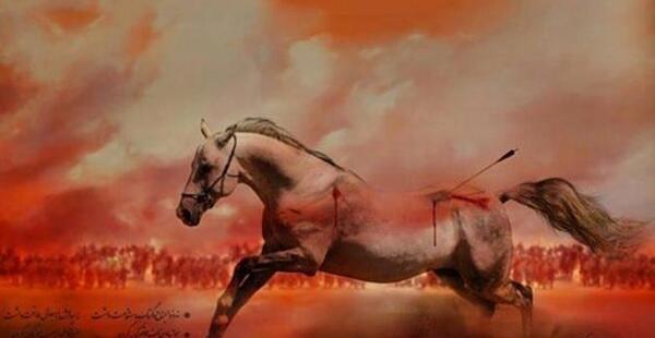 عکس امام حسین در روز عاشورا