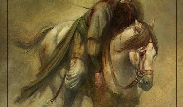عکس امام حسین رو اسب