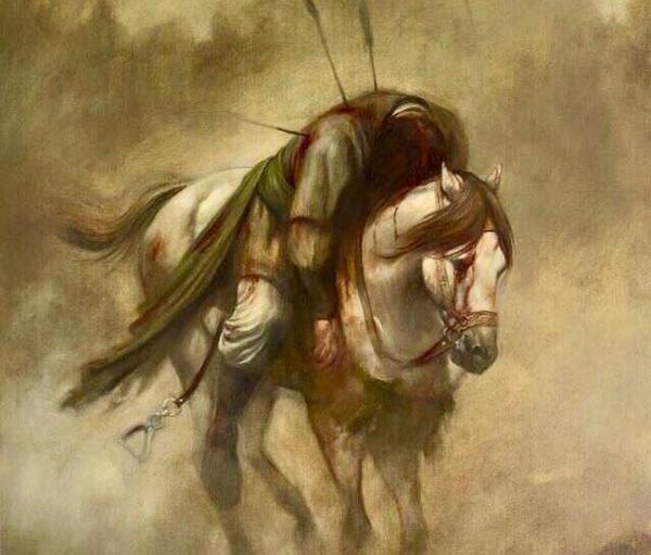 عکسهای امام حسین سوار بر اسب