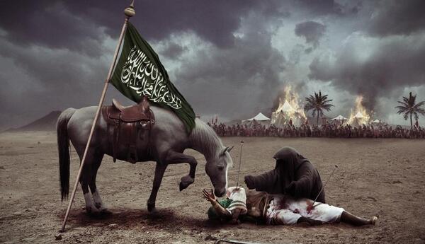 عکسهای امام حسین سوار بر اسب