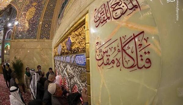 عکس حرم امام حسین شب جمعه