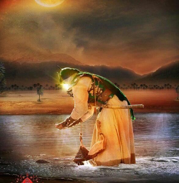 عکس امام حسین غمگین