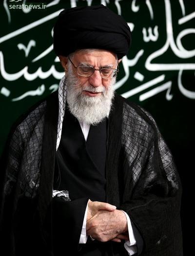 عکس عزاداری امام خامنه ای