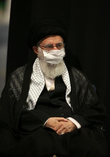 عکس عزاداری امام خامنه ای