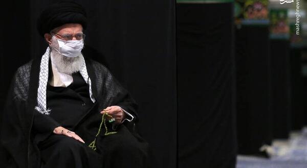 عکس عزاداری امام خامنه ای