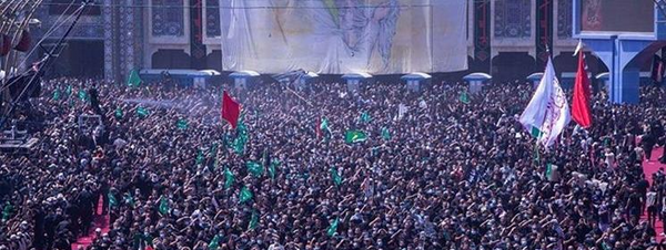 عکس بزرگترین دسته عزاداری جهان