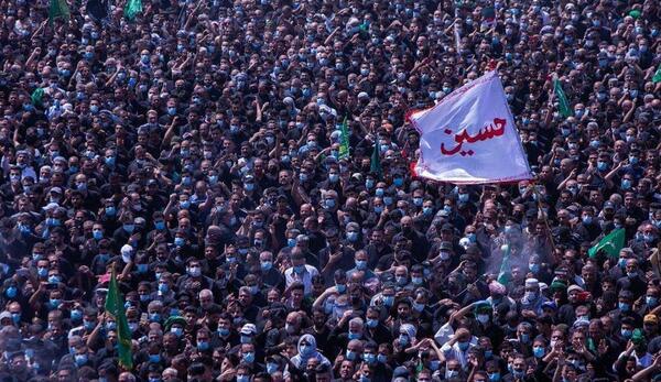 عکس بزرگترین دسته عزاداری جهان