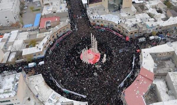 عکس بزرگترین دسته عزاداری جهان