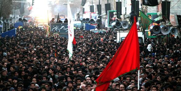 عکس بزرگترین دسته عزاداری جهان