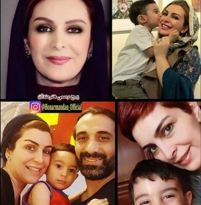 عکس عزاداری ماه چهره خلیلی