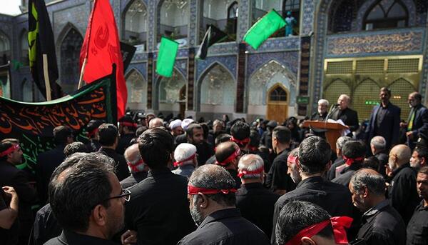 عکس عزاداری حرم امام رضا