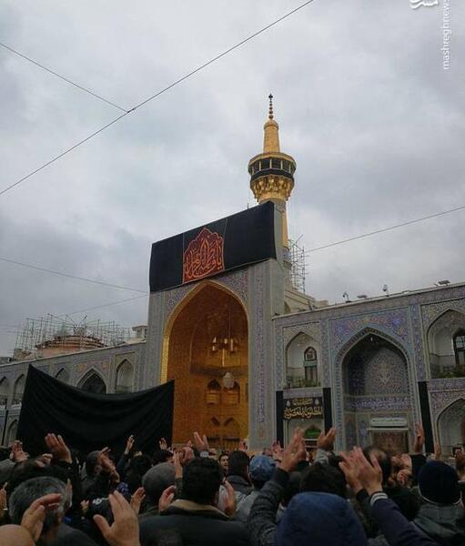 عکس عزاداری حرم امام رضا