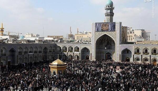 عکس عزاداری حرم امام رضا