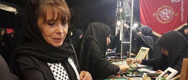 عکس عزاداری خانم