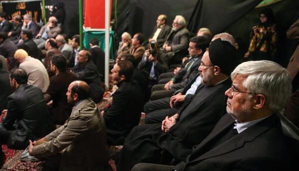 عکس عزاداری خاتمی