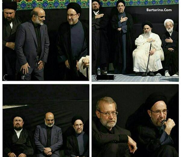 عکس عزاداری خاتمی