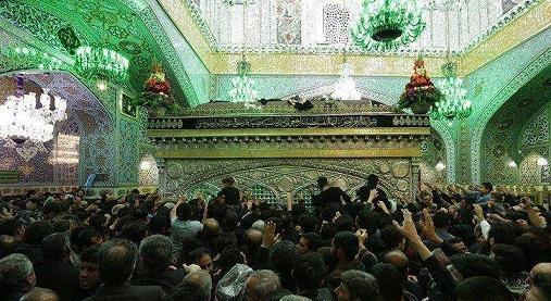عکس عزاداری در حرم امام رضا
