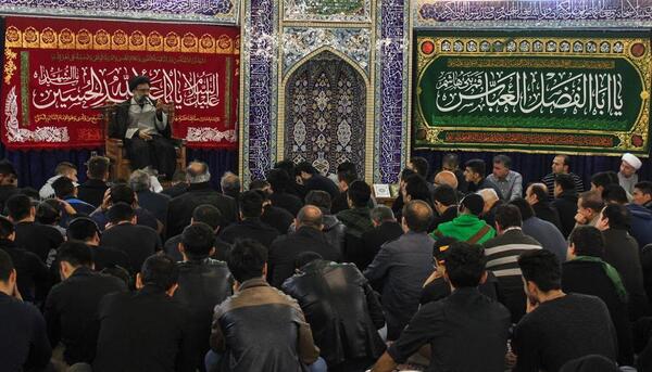 عکس عزاداری در مسجد