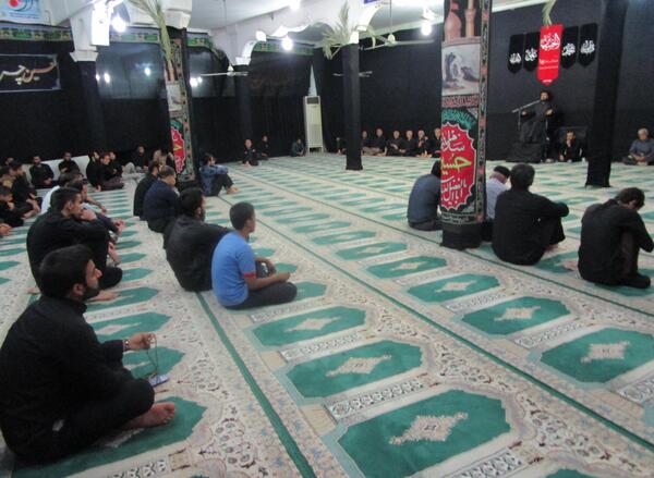 عکس عزاداری در مسجد