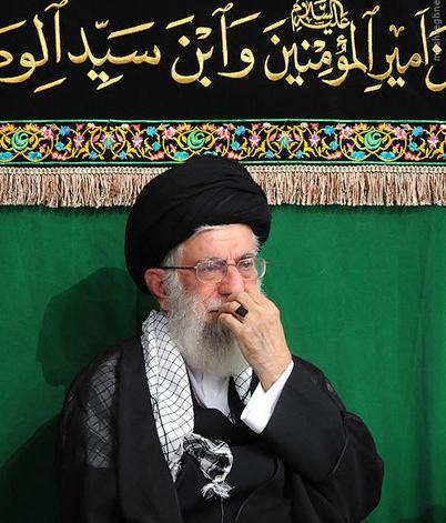 عکس عزاداری رهبر